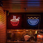 Red Ramen Neon Sign - IMEGINA 3D Dimmable 12V Japanese Neon Signs for Wall Decor 15.3x14.5 Inch, Bright LED Neon Lights for Restaurant, Window, Shop, Dinning Room - Neonsignsindia