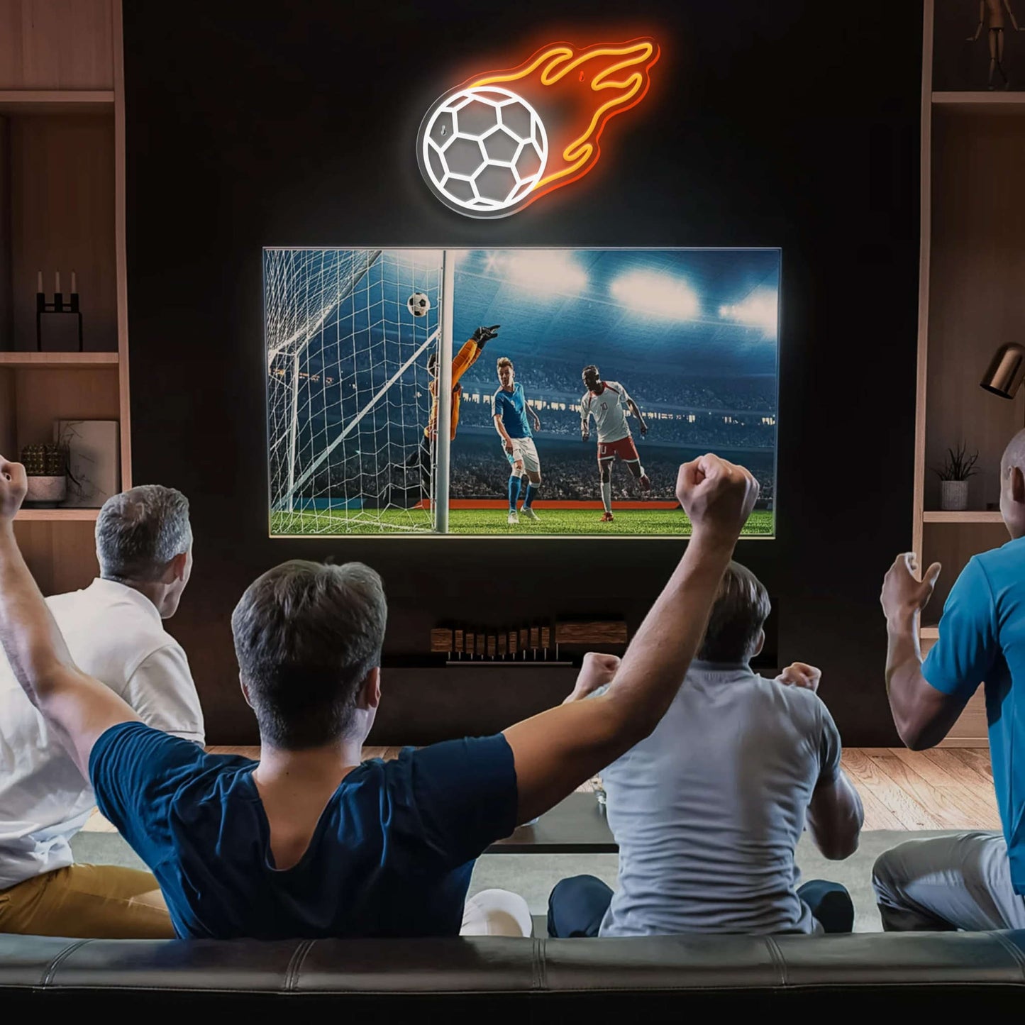 Soccer Neon Sign (13*10 inches) Neonsignsindia