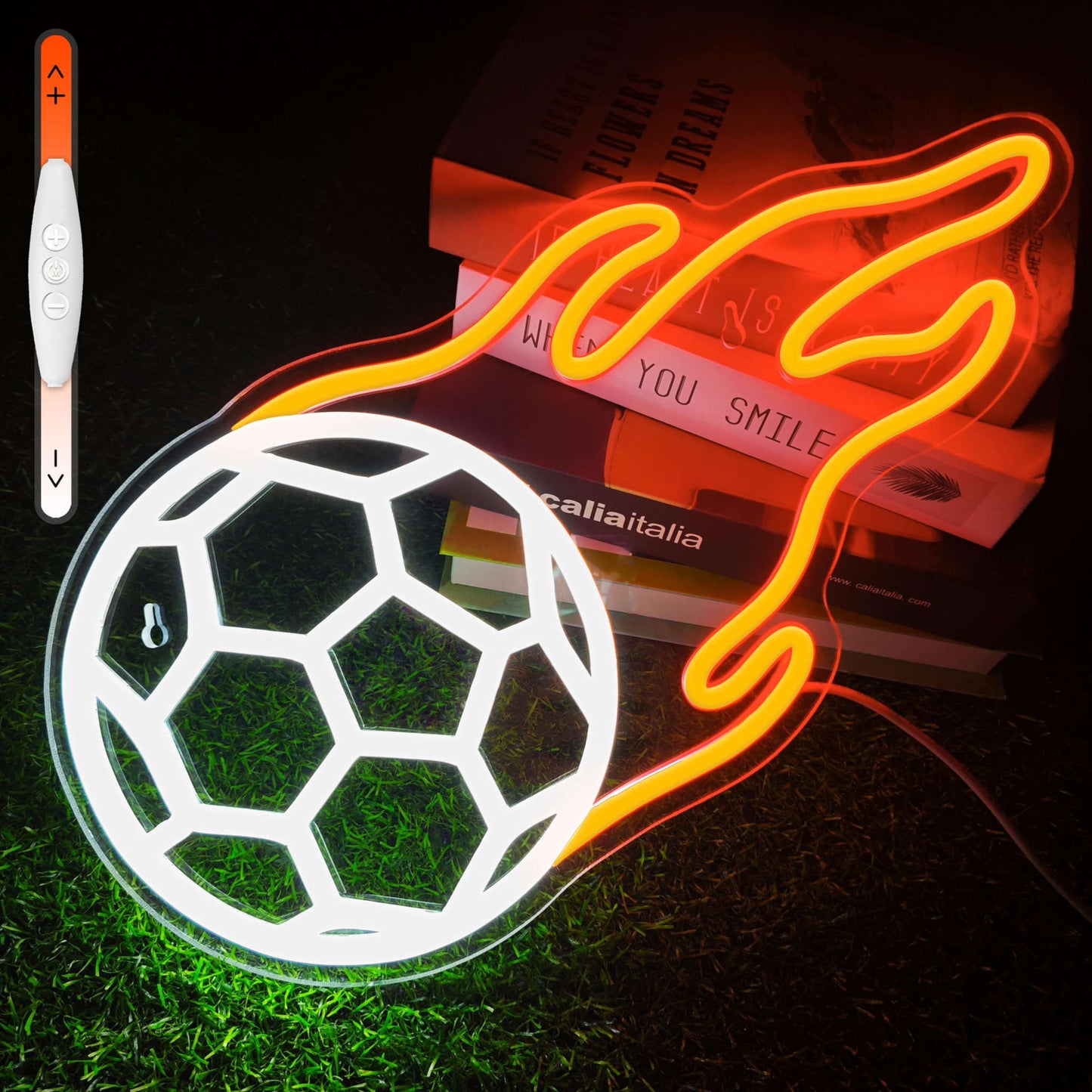 Soccer Neon Sign (13*10 inches) Neonsignsindia