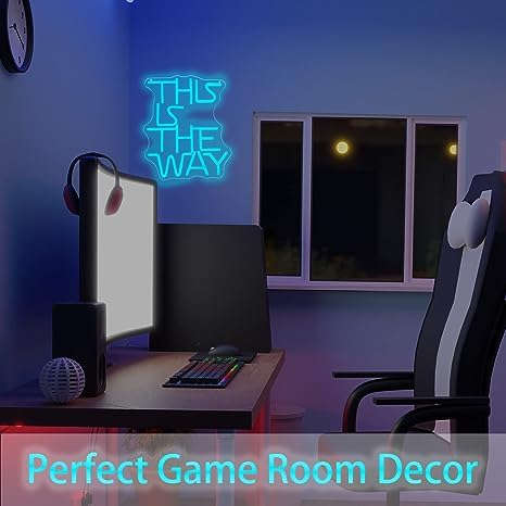 This is The Way (11 * 13.3in) Neonsignsindia