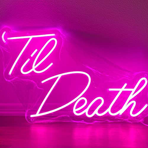 Till Death Neon Sign Neonsignsindia