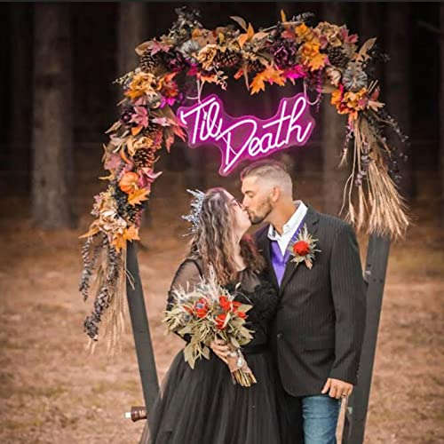 Till Death Neon Sign Neonsignsindia