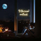 To The Moon and Back Neon Sign | Neon Signs India — Image 2