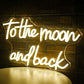 To The Moon and Back Neon Sign | Neon Signs India — Image 3
