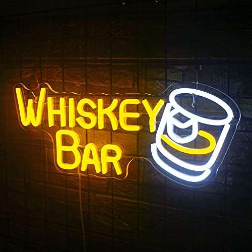 Whiskey Bar Neon Sign 6x16 inches | Neon Signs India — Image 3