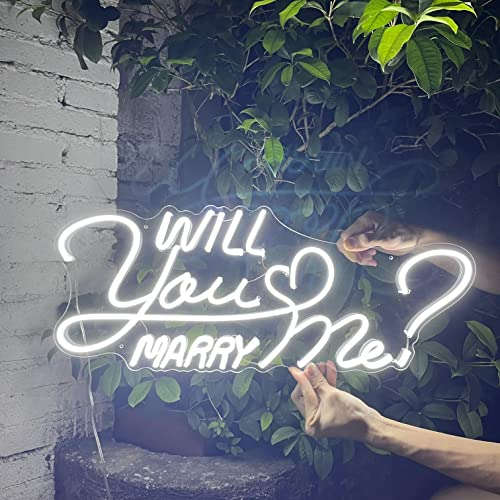 Will You Marry Me Neon Signs 24.8 X 9.9 IN Neonsignsindia