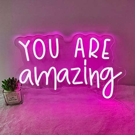 You Are Amazing (16.9"X10.6") Neonsignsindia